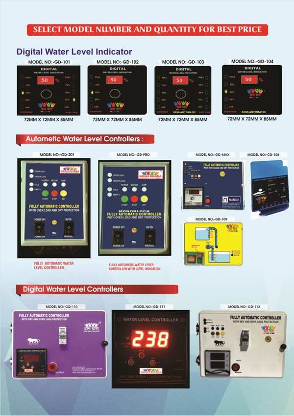 Water Level Controller nanda facilities water controller 2